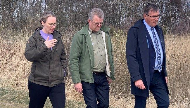 Miljøminister Lea Wermelin, Søren Elbæk og Hans Øsytergaard. Foto: Merete Jensen