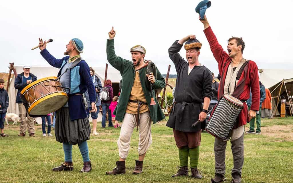 Mad og musik på Bork Vikingehavn