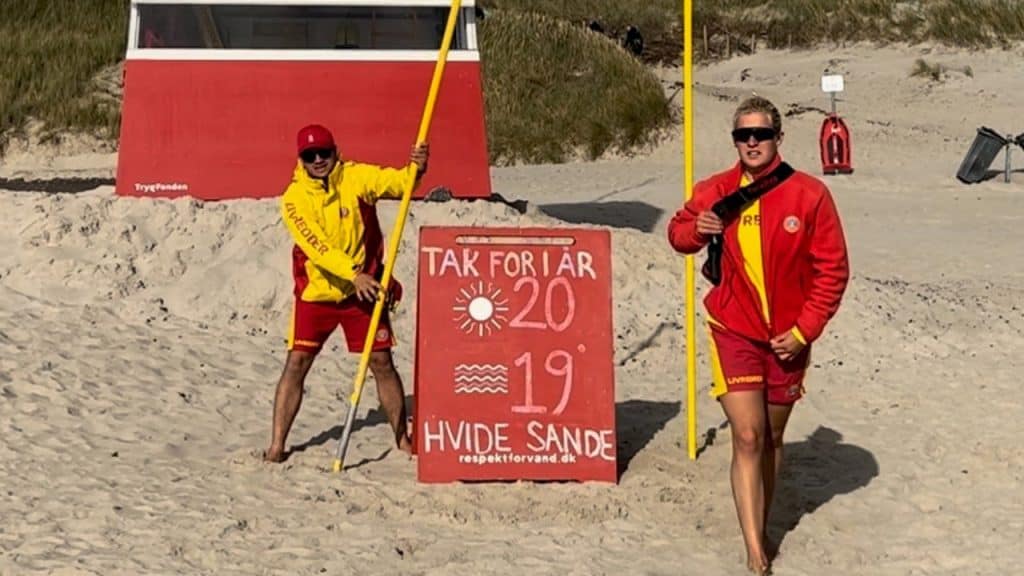Livredderne på Sydstranden i Hvide Sande - foto: Trygfonden