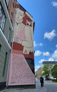 Street Art kan sparke liv i Hvide Sandes gamle facader. Anne Bundgaard