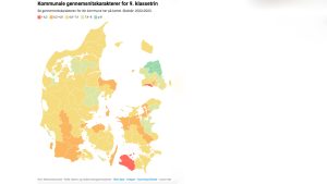 Overblik over de kommunale karakter-gennemsnit her