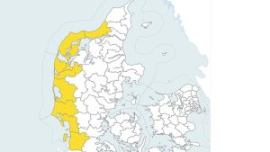Danmarks kort vejr op til jul - DMI