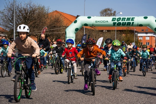 Børnecykel løb i Ringkøbing