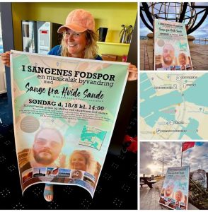 Det bliver en sjov, hyggelig og smuk søndag eftermiddag i Hvide Sande og Sangenes Fodspor!