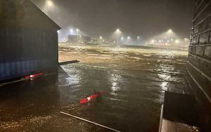 Stormen og højvandet lægger sig nu her til morgen den 7 januar