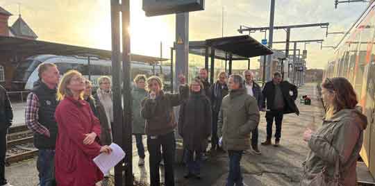 Klimaråd på togtur for at debaterer kollektiv transport - rksk