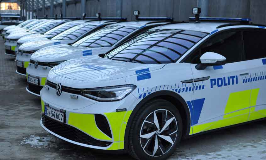 Politiet skal til at køre på el - Rigspolitiet