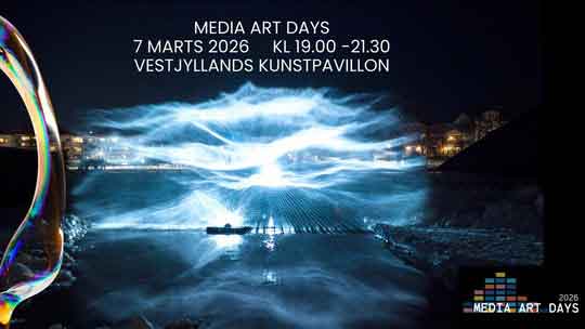 Media Art Days kører fra den 22. februar til den 8. marts og kulminerer den 7. marts, når lyskunstværkerne præsenteres til gratis familieaften på Vestjyllands Kunstpavillon i Videbæk. foto: rksk