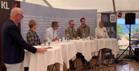 KL teltet på Folkemødet på Bornholm - rksk