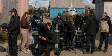 optagelser til Hvide Sande 3 filmen - SF