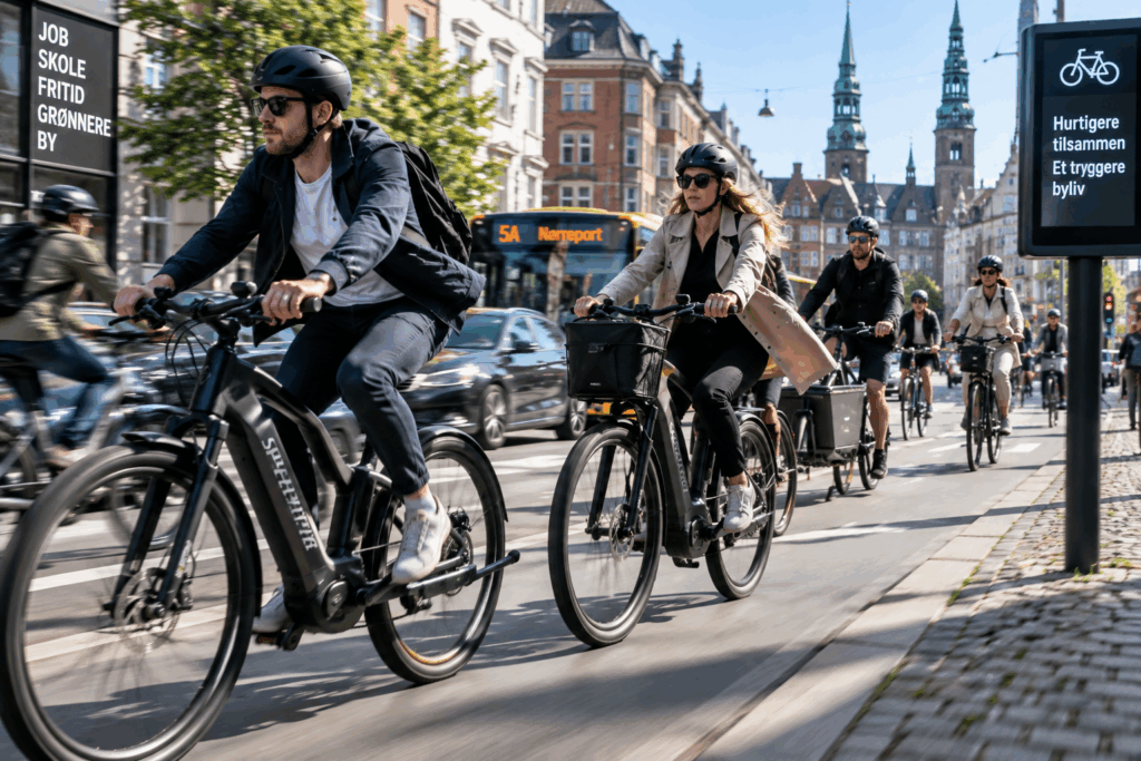 el-cykler i bybilledet - HvideSande.nu