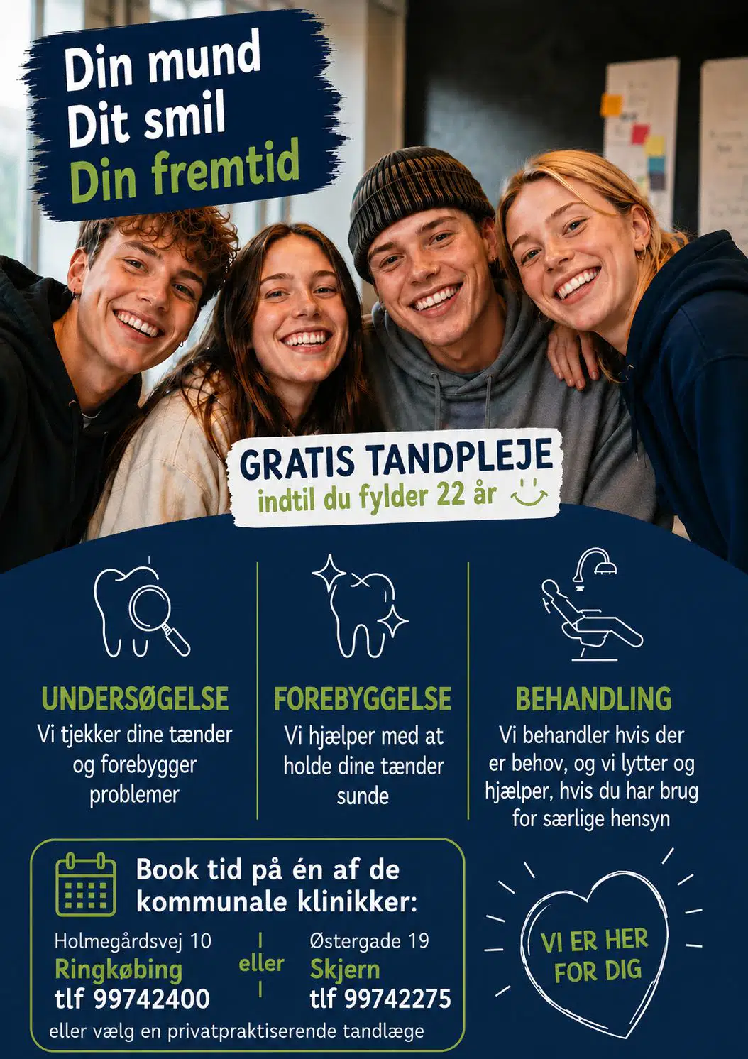 gratis tandpleje til man er 22 år - rksk