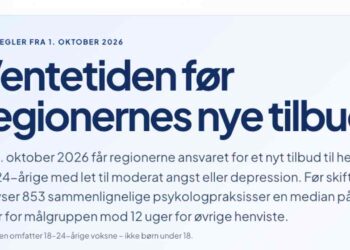 Ventetiden før regionernes tilbud - læge.dk